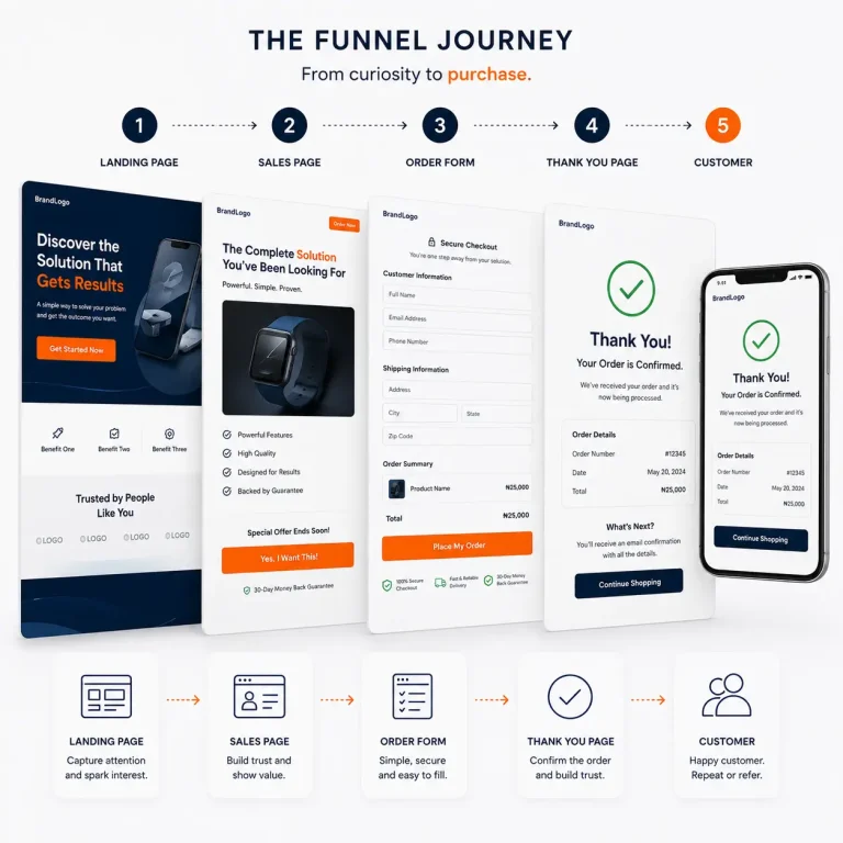 Sales Accelerator Package Sales Funnel Journey